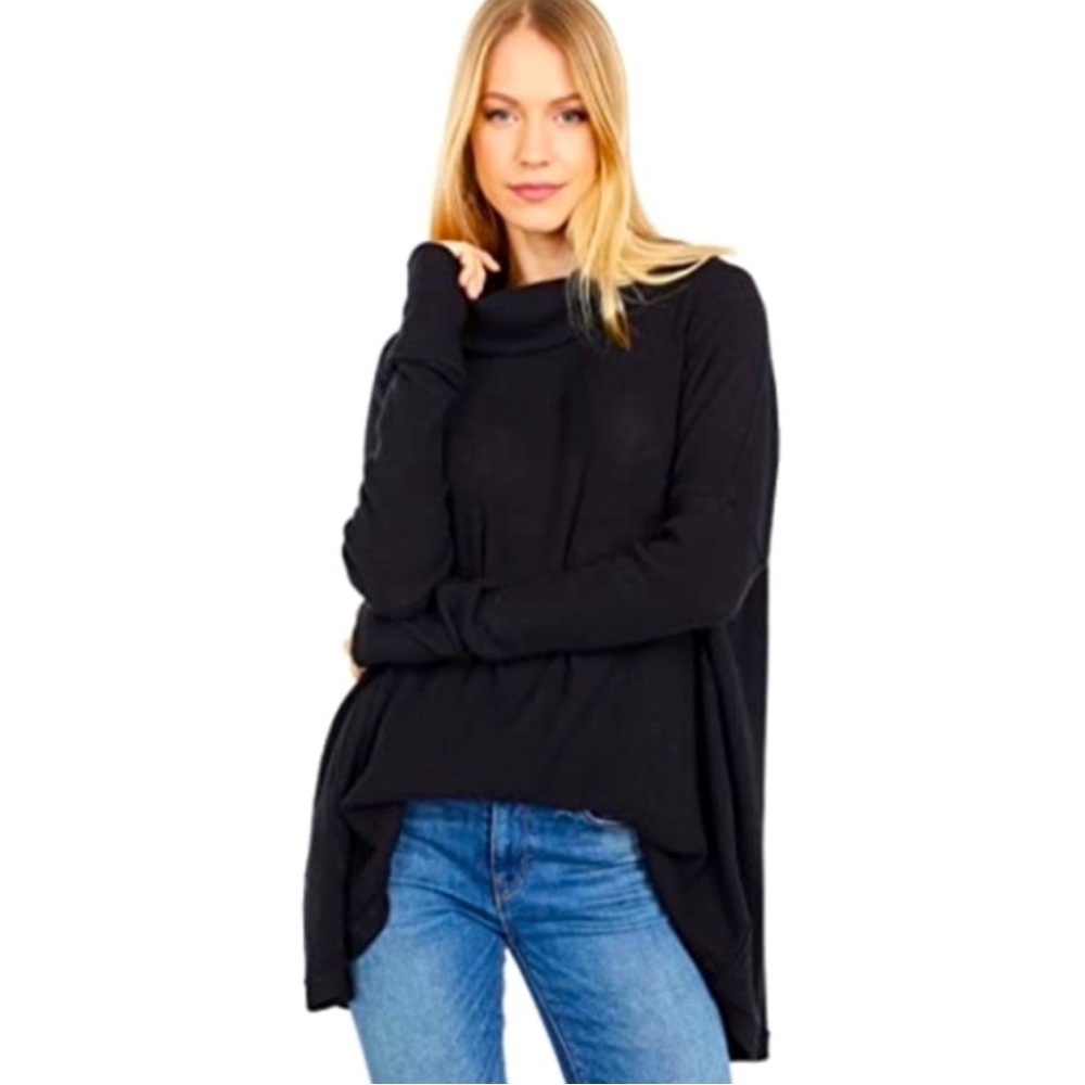 NWT Free People Juicy Long Sleeve Cowl Neck